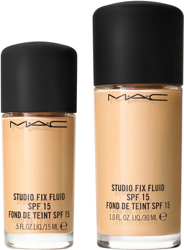 MAC Cosmetics Mini Studio Fix Fluid SPF 15 24HR мат пудер + контрола ољуштености