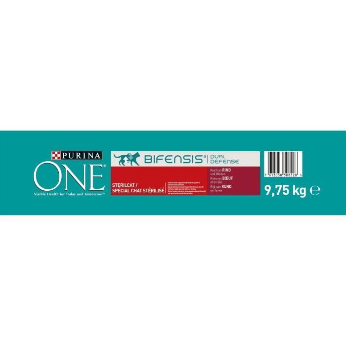 PURINA ONE Bifensis Stérilisé Bœuf 9,75kg Croquettes pour chats adultes