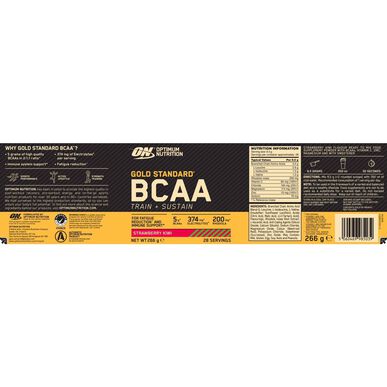 Optimum Nutrition Optimum Nutrition On Gold BCAA Jahoda Kiwi 266 g 266 g