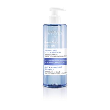 Dercos Mineral Gentle Vahvistava Shampoo Herkälle Päänahalle 400 ml