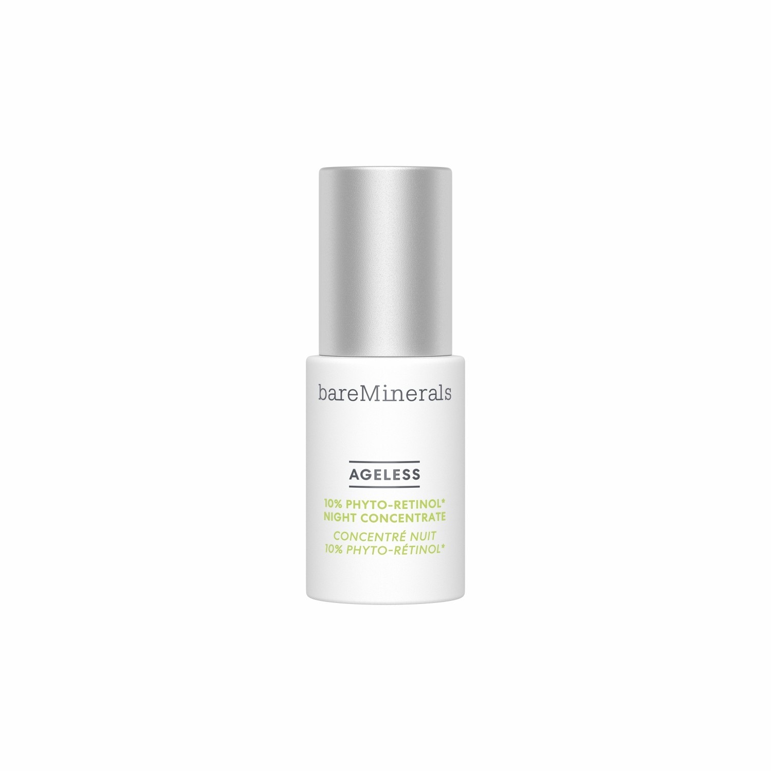 bareMinerals senėjimą stabdanti kaukė su 10 % fito-retinolio koncentratu nakčiai – 15 ml