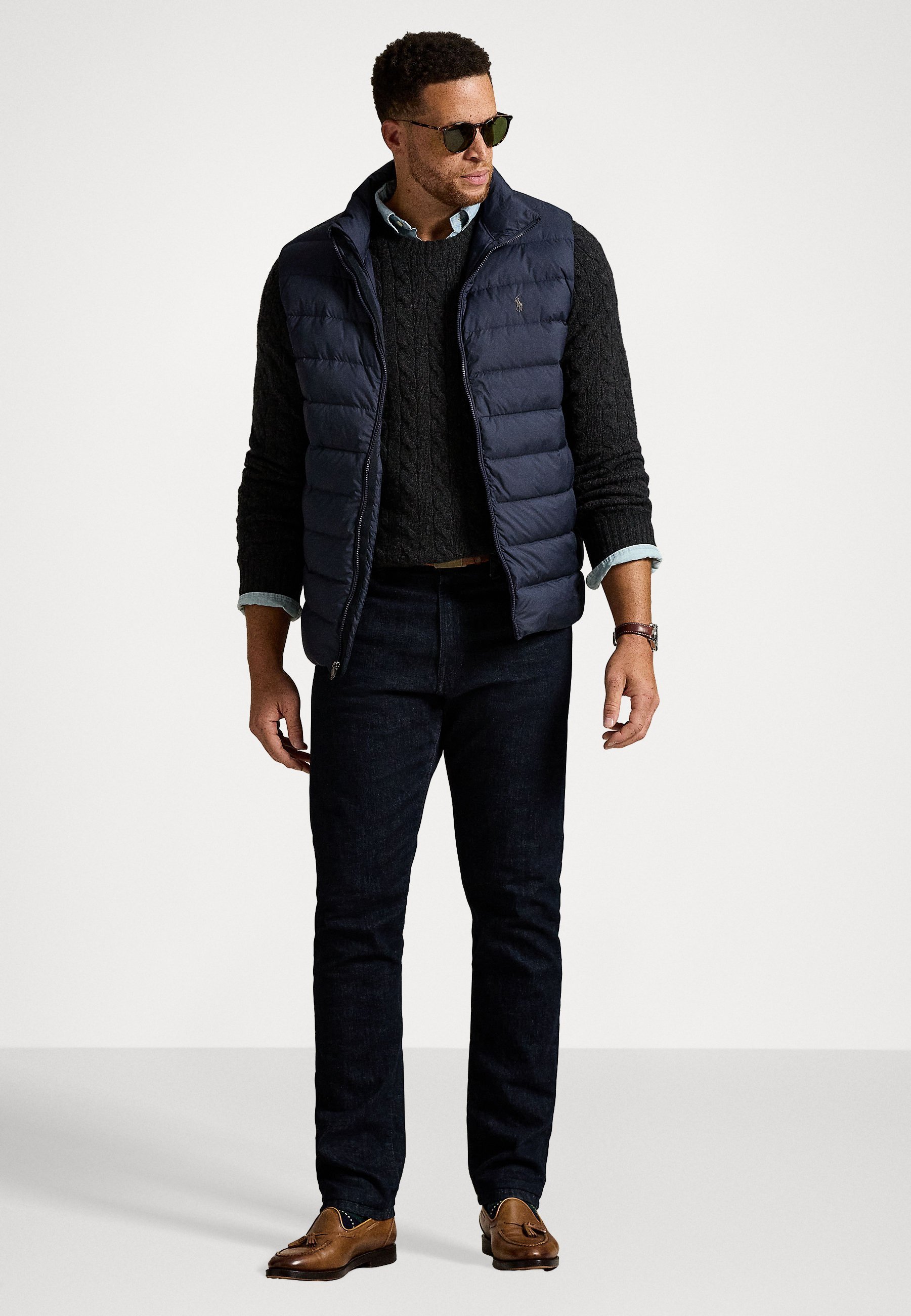 Gilet isolante Polo Ralph Lauren Big & Tall - collezione blu navy