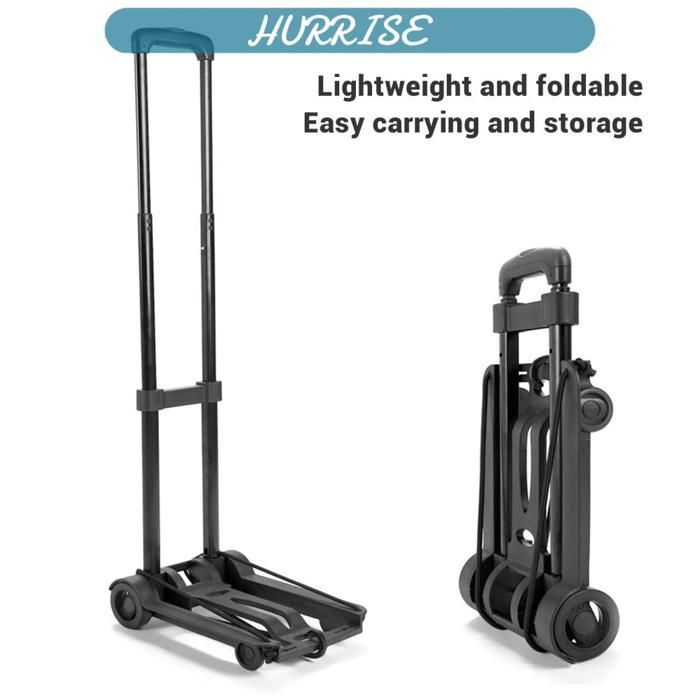 Carrello pieghevole Sonew con ruote, carrello multiuso leggero e pieghevole per giardino e altri usi.