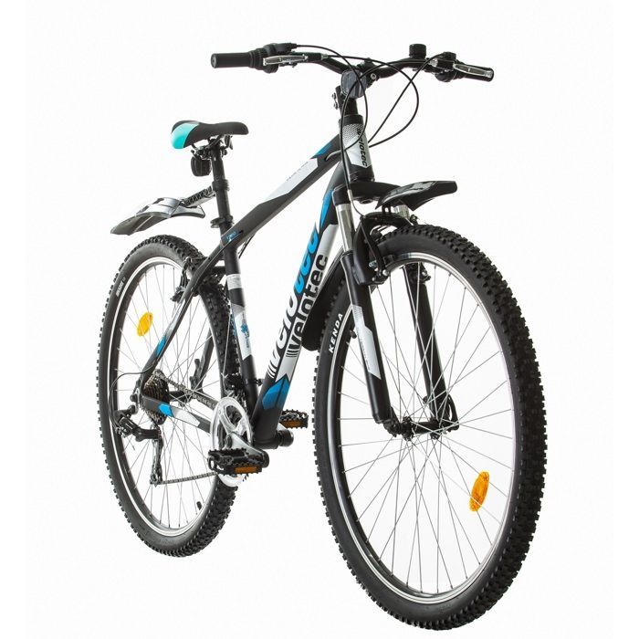 VTT 29'' Cadre Aluminium - Fourche Télescopique - 21 Vitesses avec équipement Shimano ( Dérailleurs, roue libre et poignées )