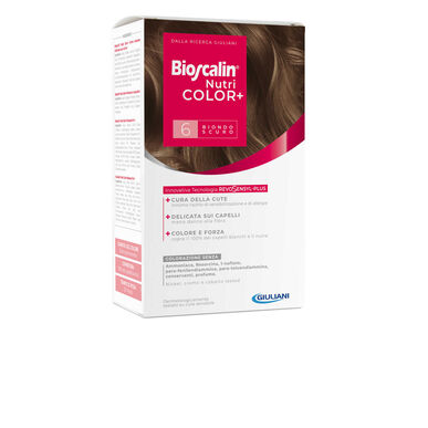 Bioscalin NutriColor Biondo Scuro 6 plaukų spalva be amoniako tamsiai blondinė 1 vnt. 1 vnt.