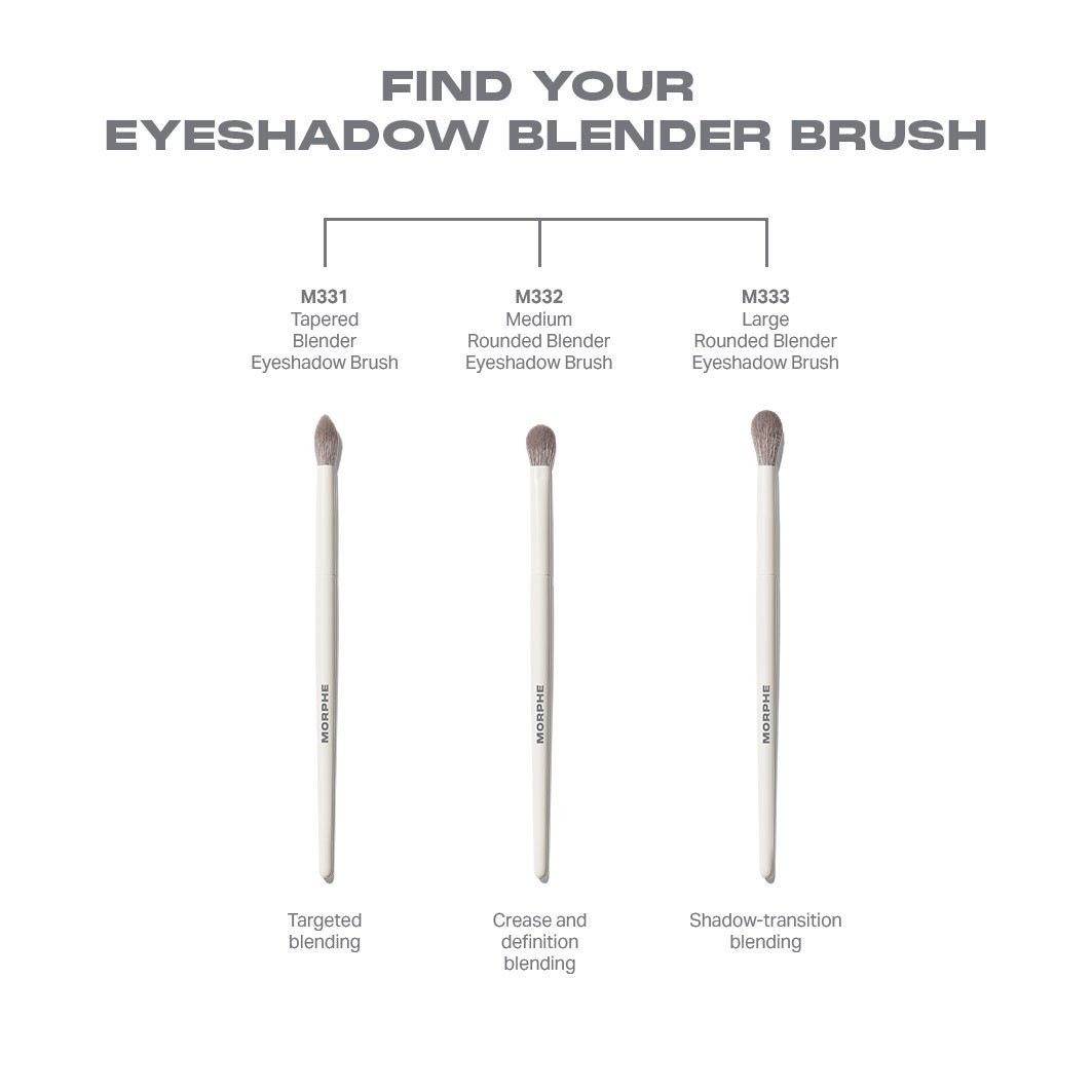 Morphe Eyeshadow Brush M331, tapered blending eyeshadow brush – 1 piece