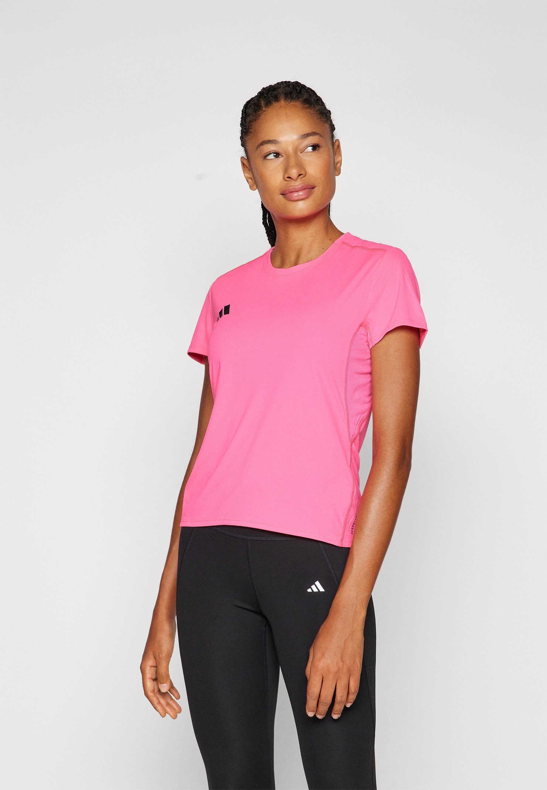 adidas Performance ADIZERO TEE - Tricou sport - roz lucid
