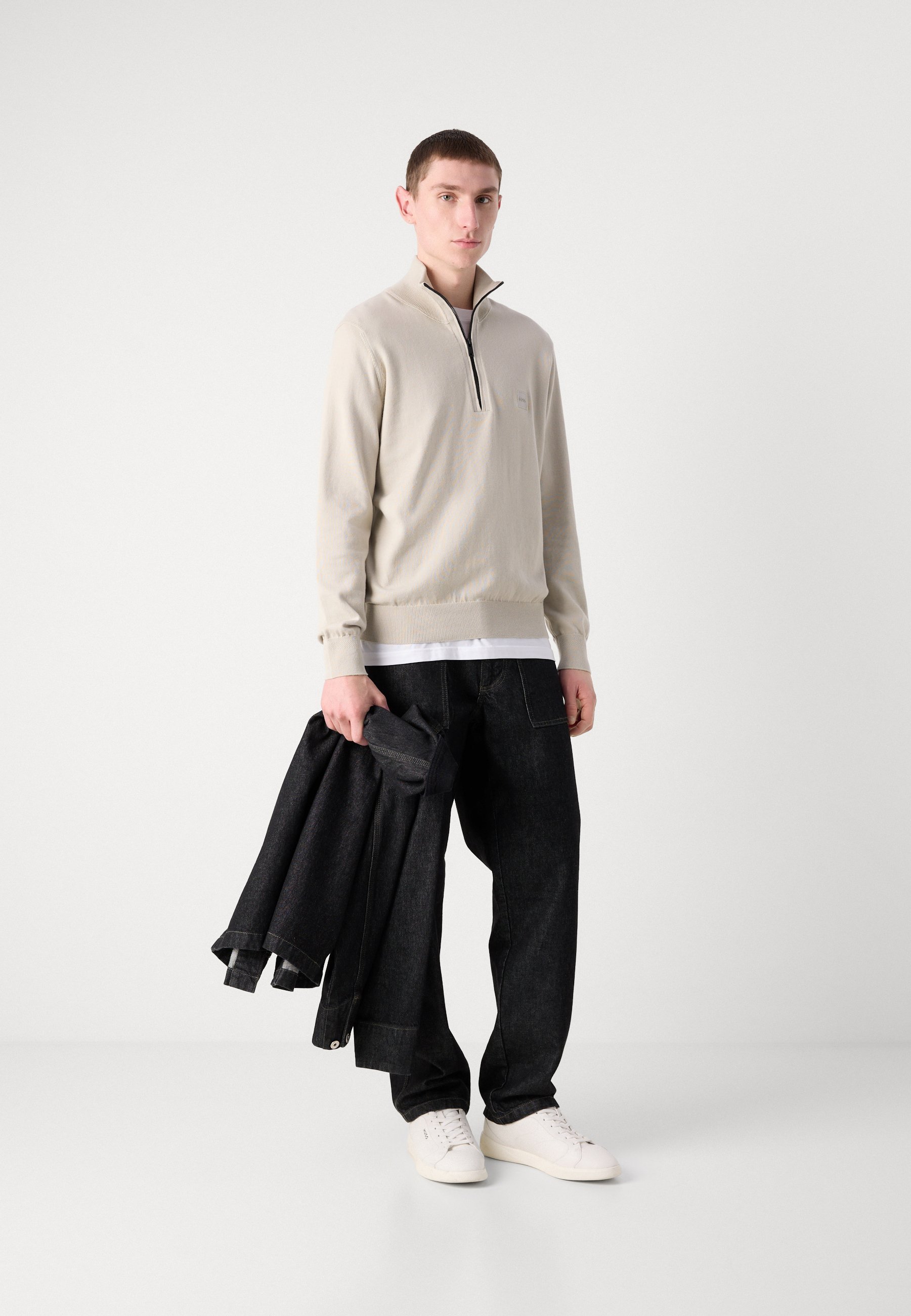 BOSS KANOBIX - Maglione - beige chiaro