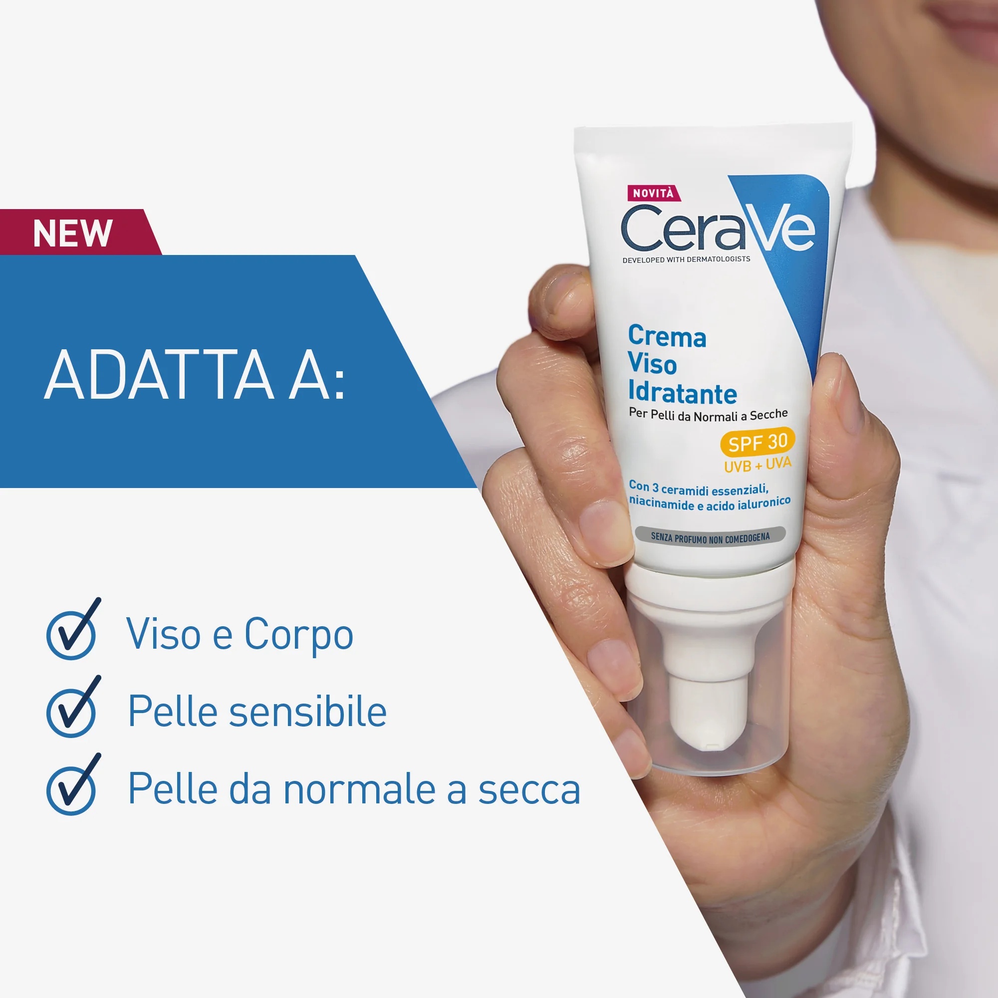 CERAVE Cerave Hydraterende Gezichtscrème SPF30 52 ml Bescherming en hydratatie
