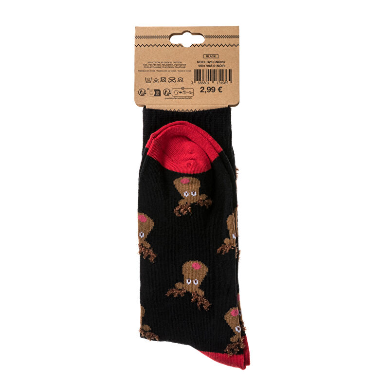 Calcetines y medias negras para hombre