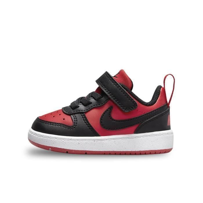 Zapatos para bebés y niños pequeños - NIKE - Court Borough Low Recraft (DV5458-600) - Rojo - Con cordones - Sintético