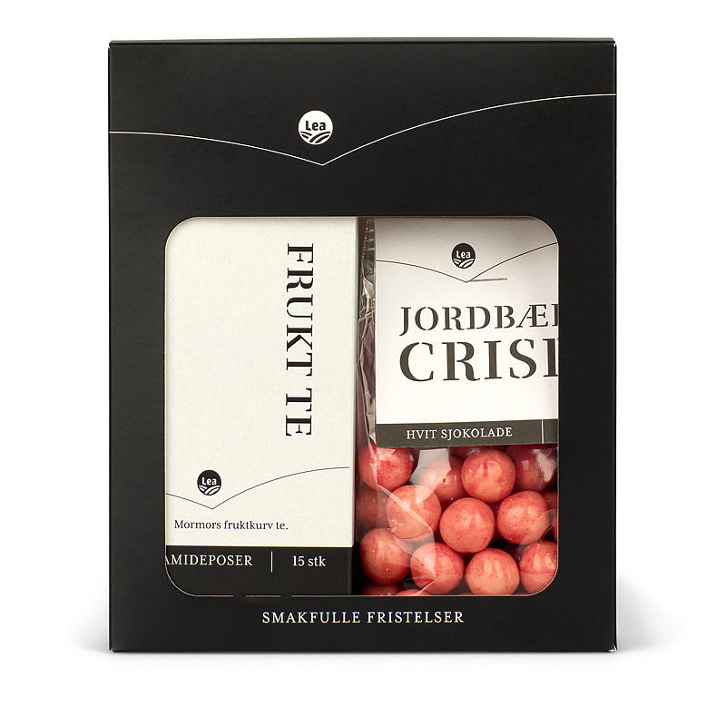 Presentförpackning Te 15 st. & chokladbitar 130 g