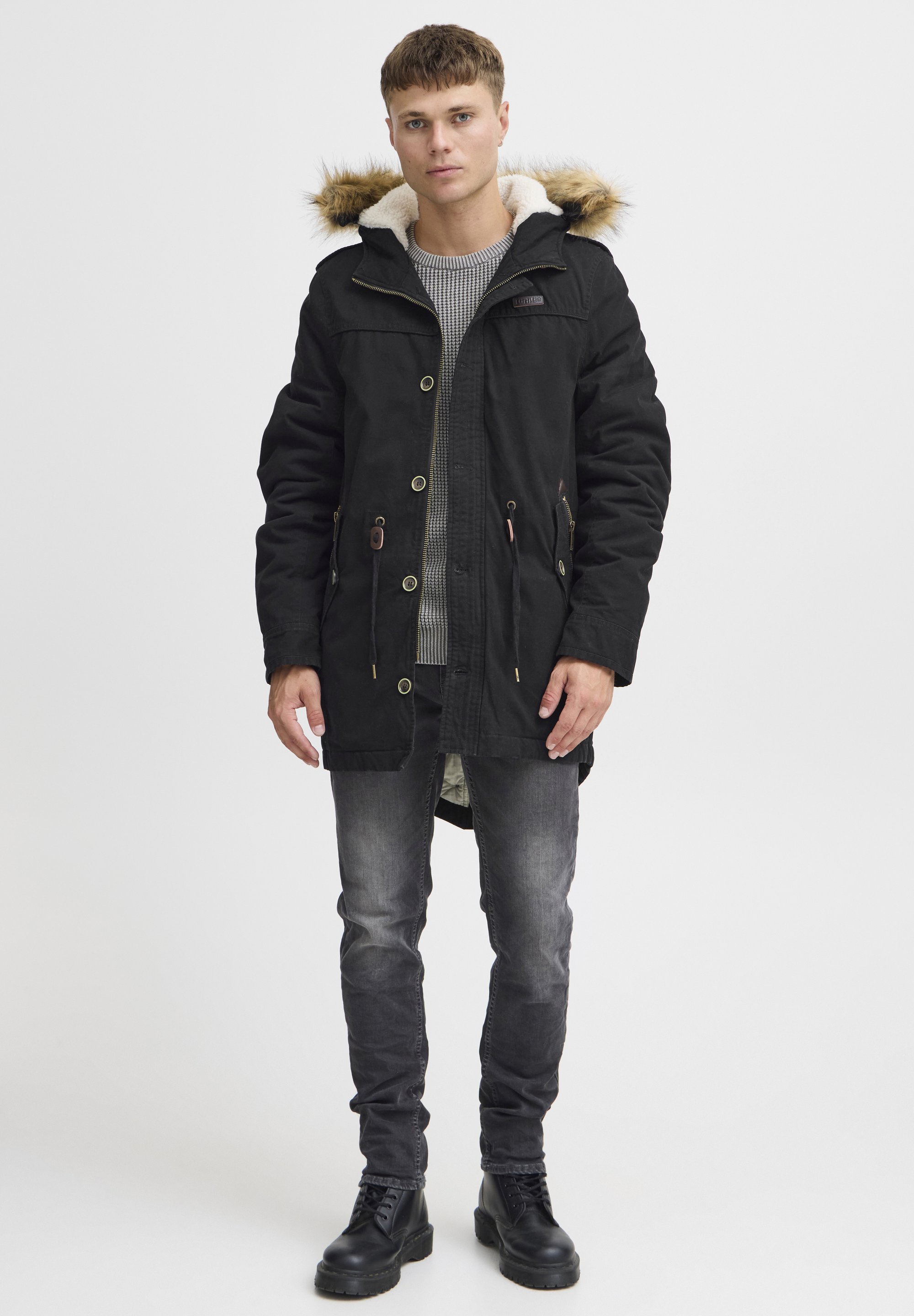 INDICODE JEANS IDPulsoor - Cappotto invernale - nero