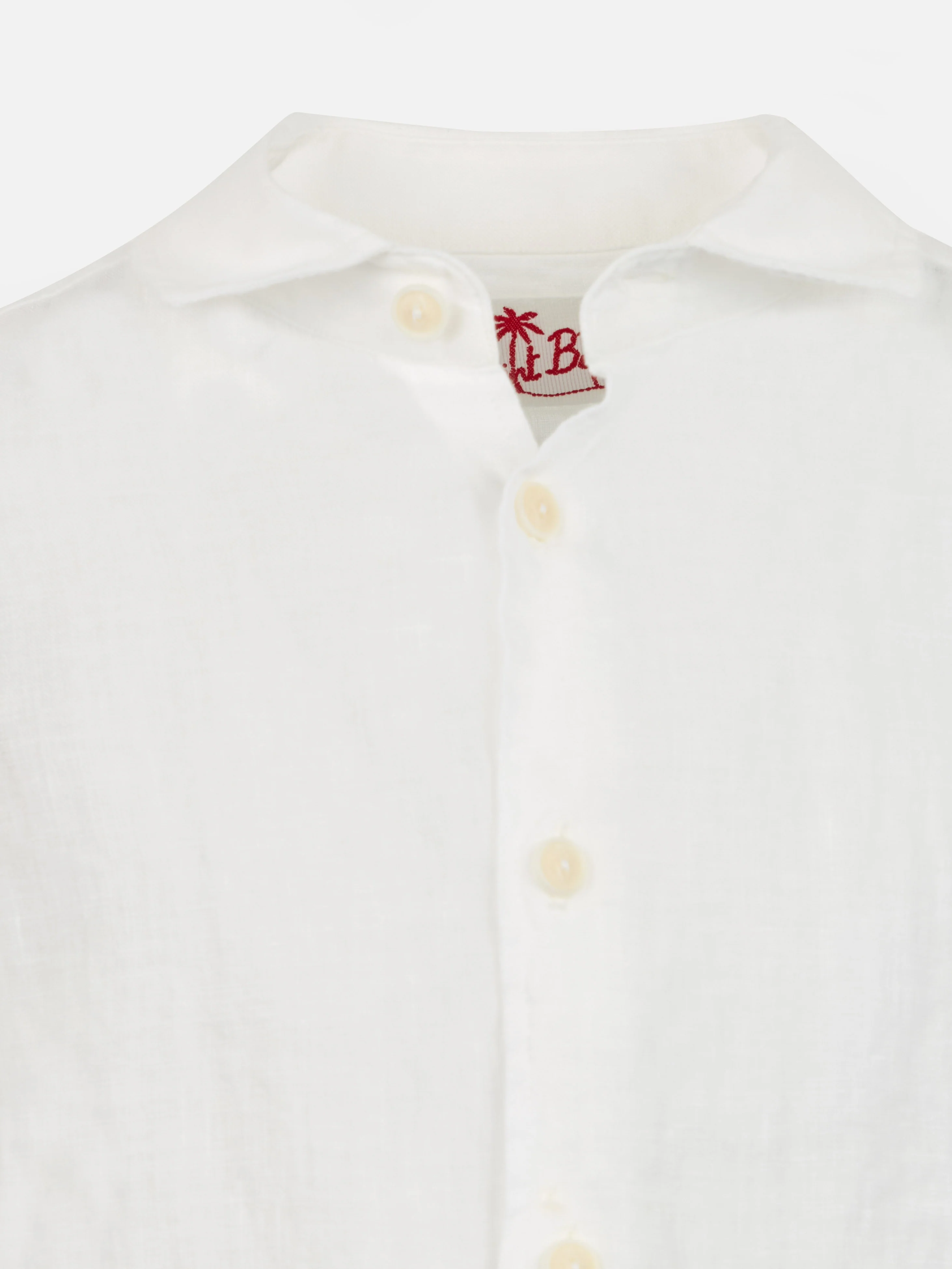 Agnes wit linnen shirt voor kinderen