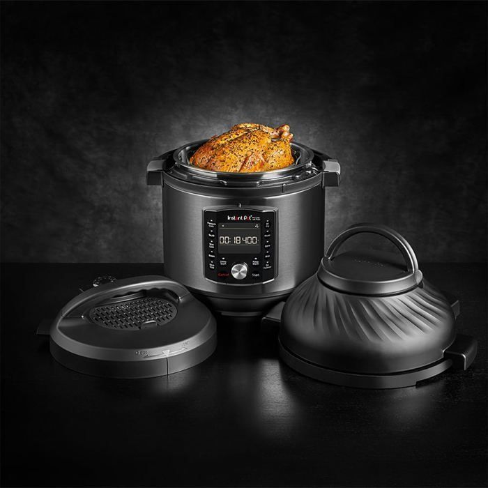 Multicuiseur lectrique Instant Pot Pro Crisp 11-En-1- Acier Inoxydable Noir, 1500 W, 7,6 L - Instant Pot