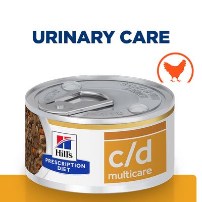 Hill's Prescription Diet c/d Multicare Ensopado para Cuidados Urinários com Frango