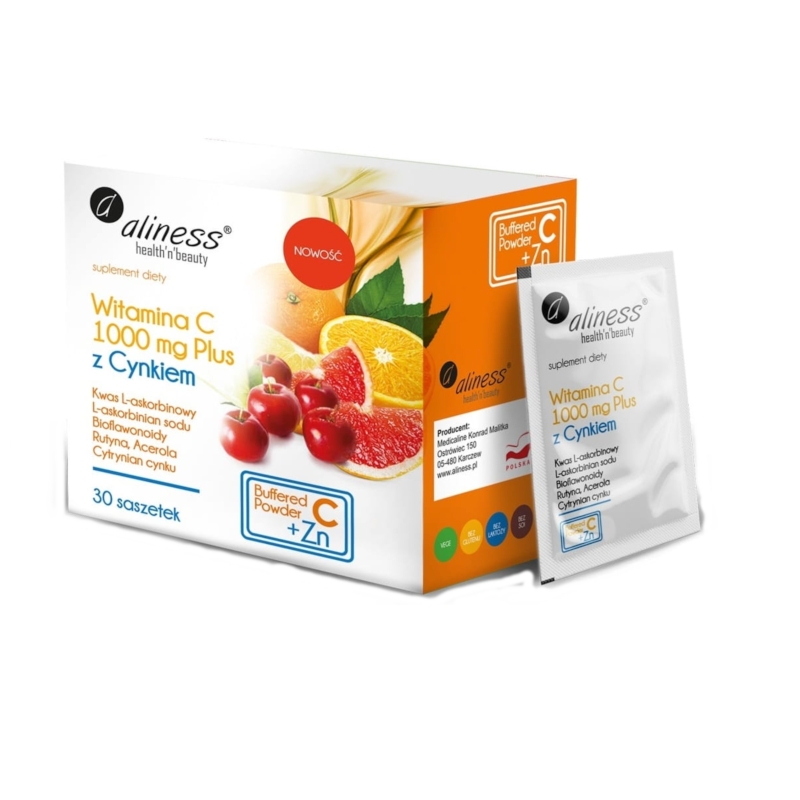 Aliness Vitamin C 1000mg mit Zink Plus