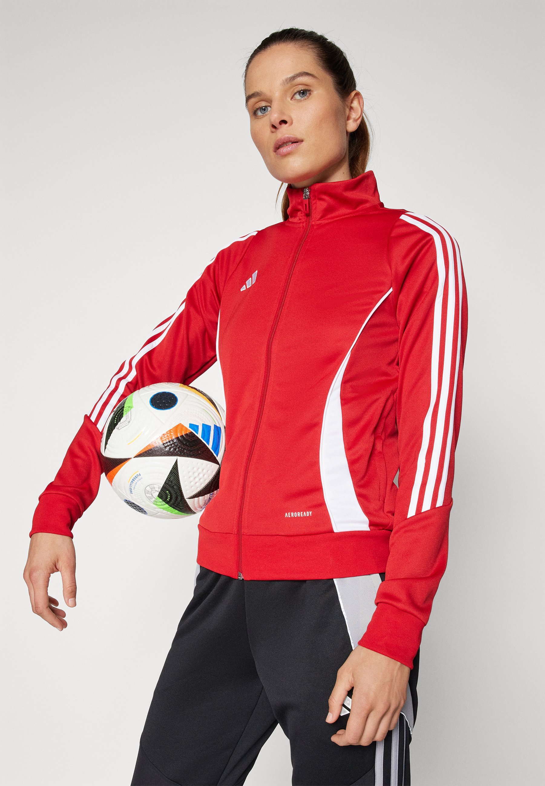 adidas Performance TIRO24 WOMEN - Trainingsjack - rotweiss