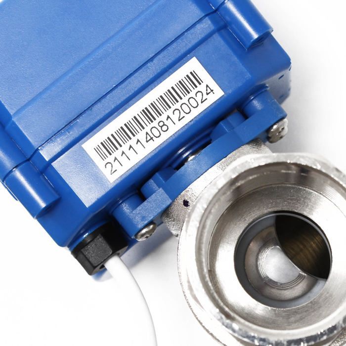 Válvula de bola para aguas residuales en autocaravanas y caravanas, 12 V CC, 25 mm de diámetro, con liberación de emergencia.