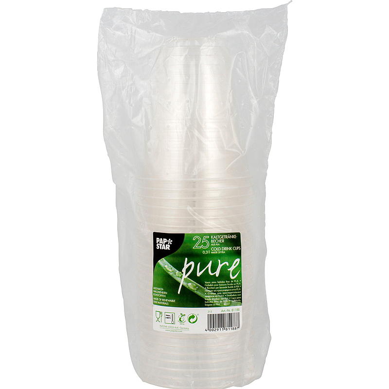 Pure Cup 25-pakning 30 cl engangs Pure