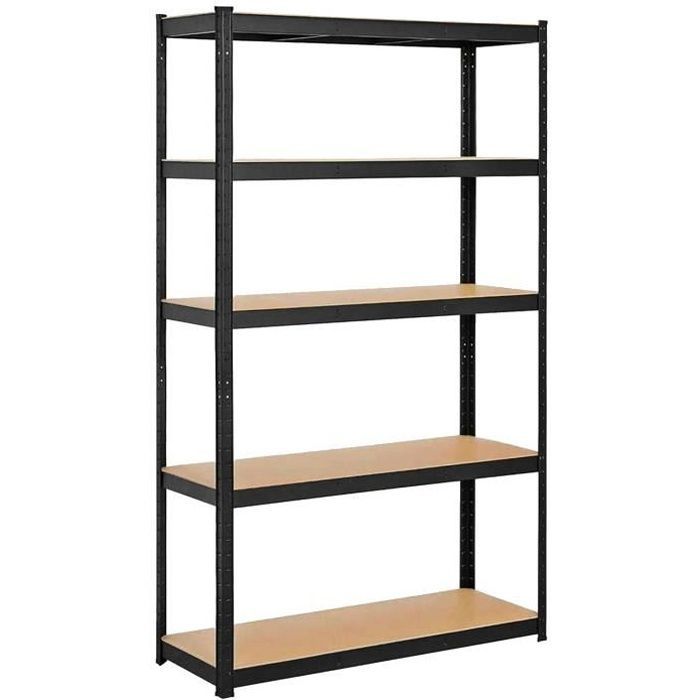 Étagères en métal SPRINGOS® - 5 tablettes - 180x90x40cm - Charge max. 875 kg