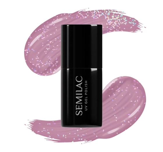 Semilac Shimmer Dust lakier hybrydowy 319 Shimmer Dust Pink 7 ml