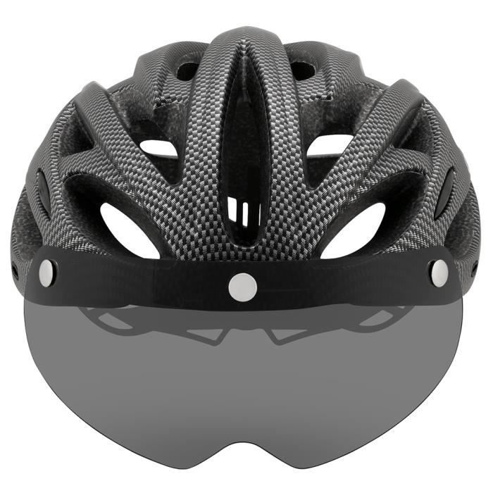 Capacete de segurança para ciclismo, capacete para mountain bike com viseira ajustável e removível, capacete Specialized para mountain bike e ciclismo de estrada para homens adultos - Cinza