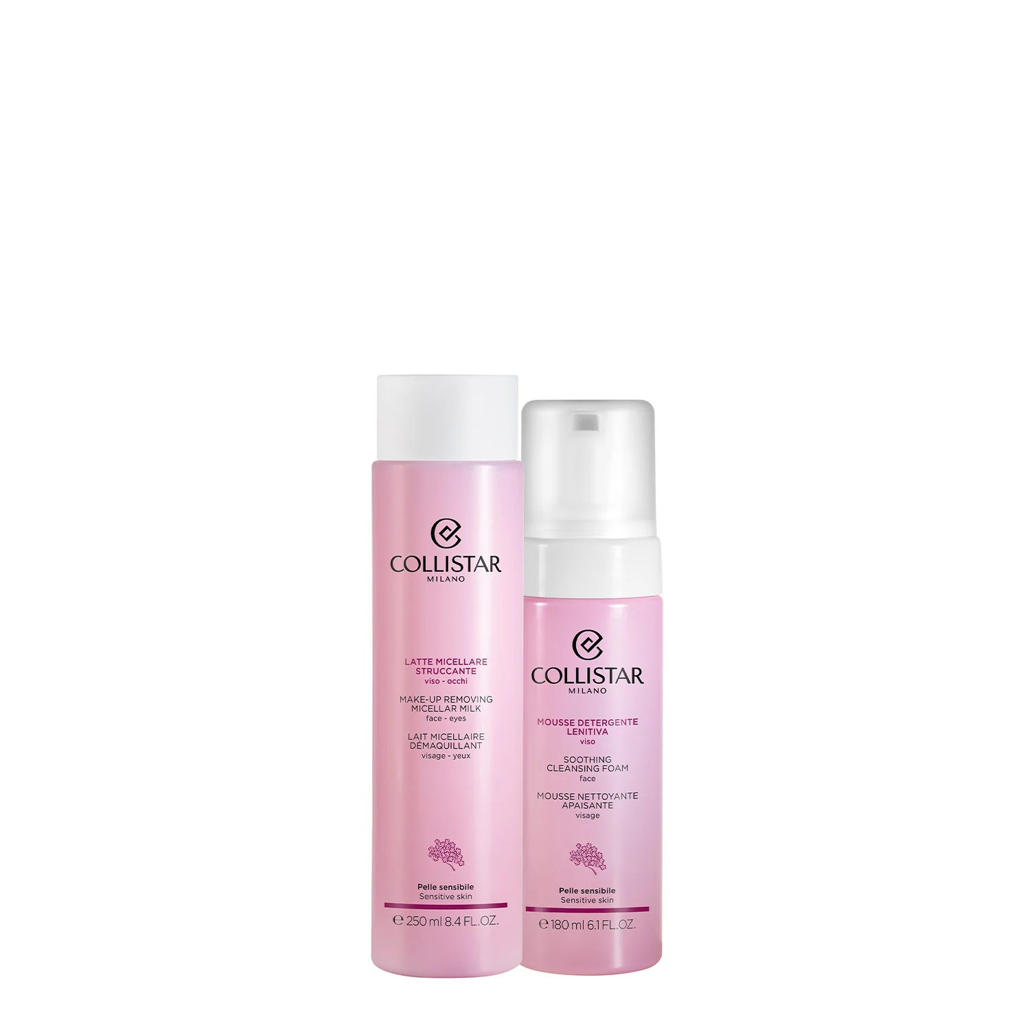 Detergenza Cofanetto Detersione - Mousse Detergente Lenitiva Viso - Cofanetto Detergente, Latte detergente viso, Mousse detergente viso