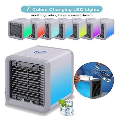 Luchtkoeler, airconditioner, draagbare luchtkoeler, 3-in-1 ventilator, airconditioner, luchtbevochtiger, luchtreiniger, multifunctioneel