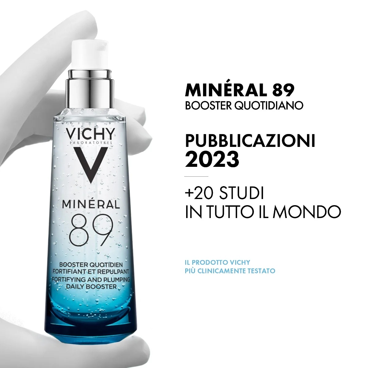 VICHY Vichy Mineral 89 Booster 75 ml Crème fortifiante et repulpante à l'acide hyaluronique