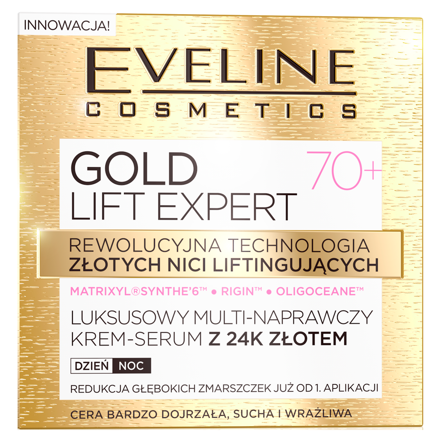 Eveline Gold Lift Expert Tages- und Nachtcreme-Serum 50 ml