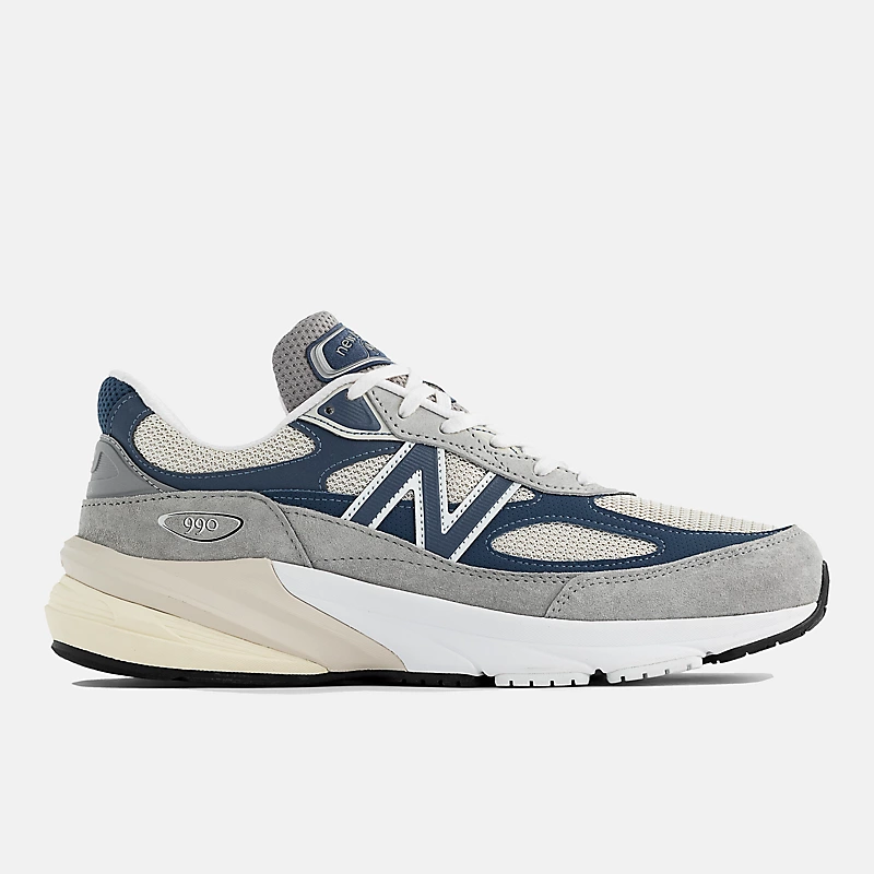 Unisex, gemaakt in de VS 990v6 - Marblehead met vintage indigo