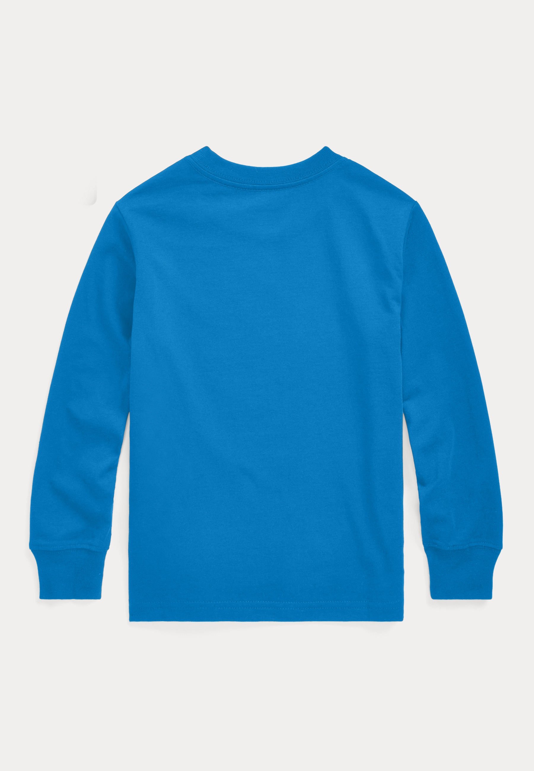 Polo Ralph Lauren COTTON JERSEY HOSSZÚ UJJÚ PÓLÓ - Hosszú ujjú felső - scottsdale kék