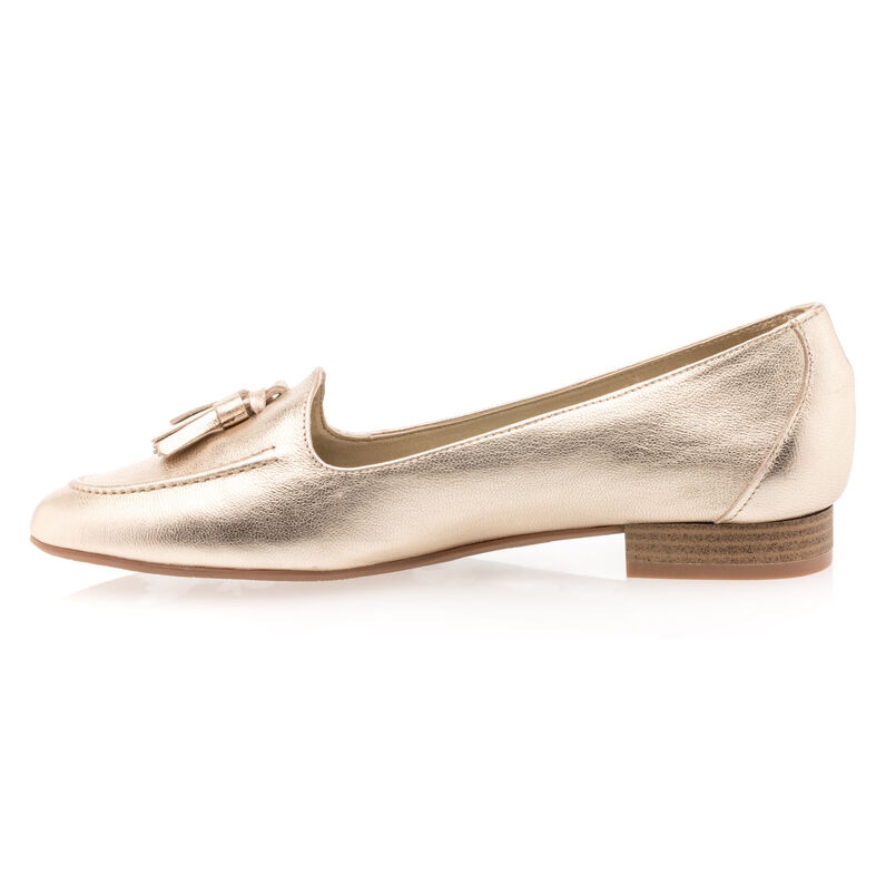 Gule loafers/båtsko til dame