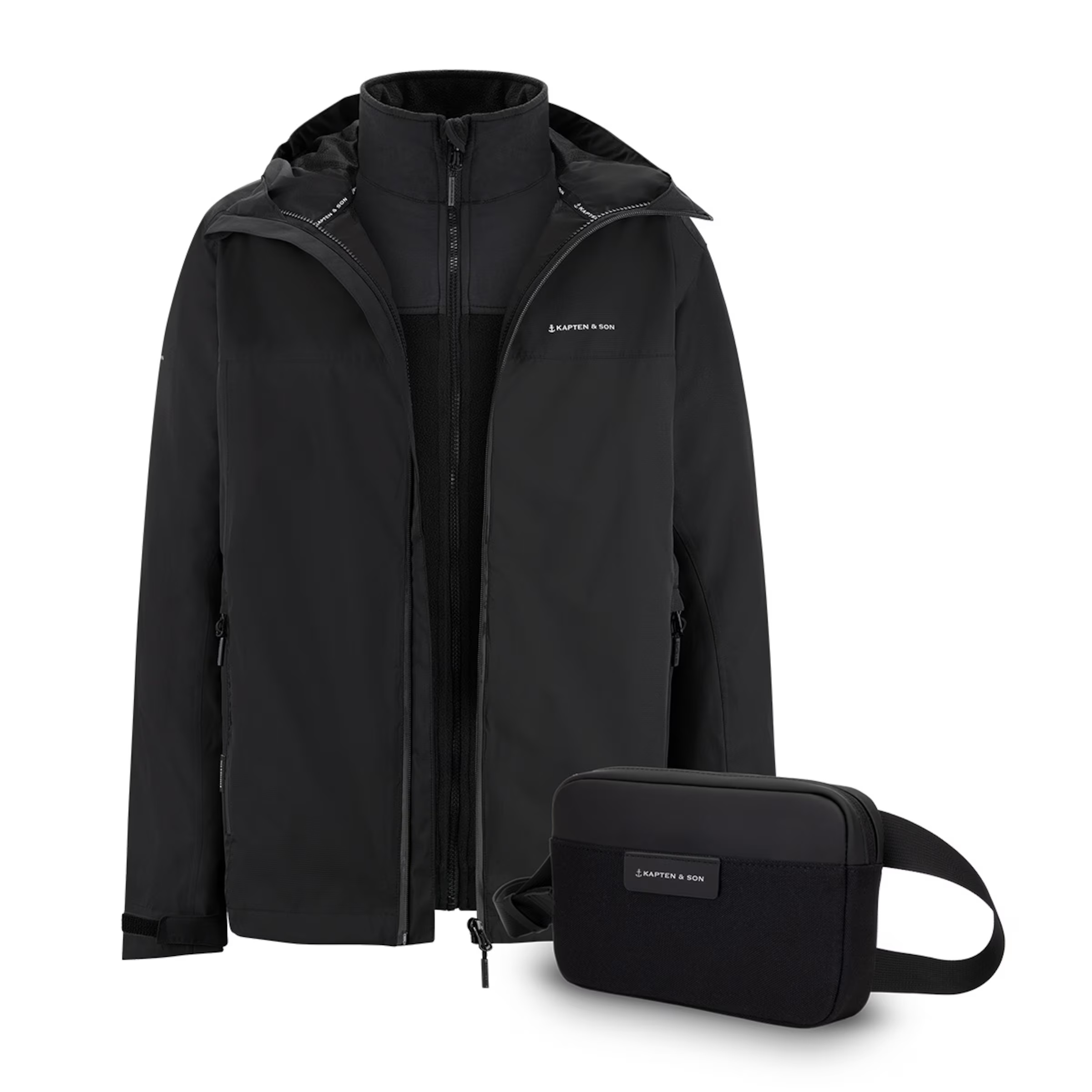 Ensemble veste Habo entièrement noir