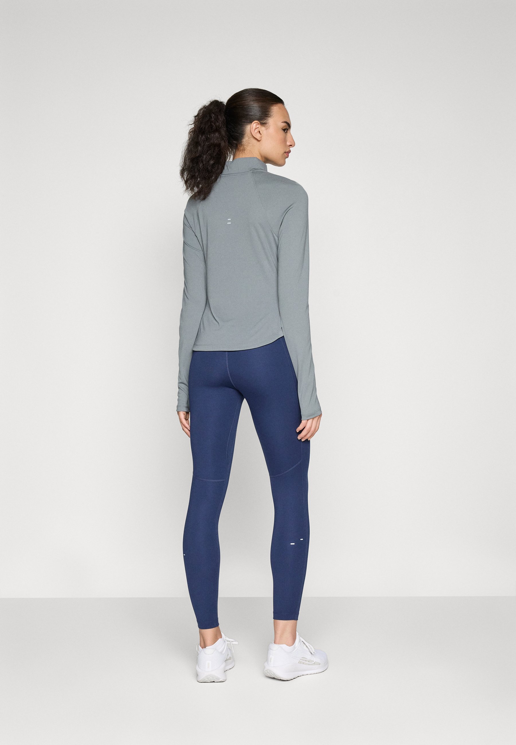 Nike Performance TEMPO - Hardloopbroek - donkerblauw/reflecterend zilverkleurig