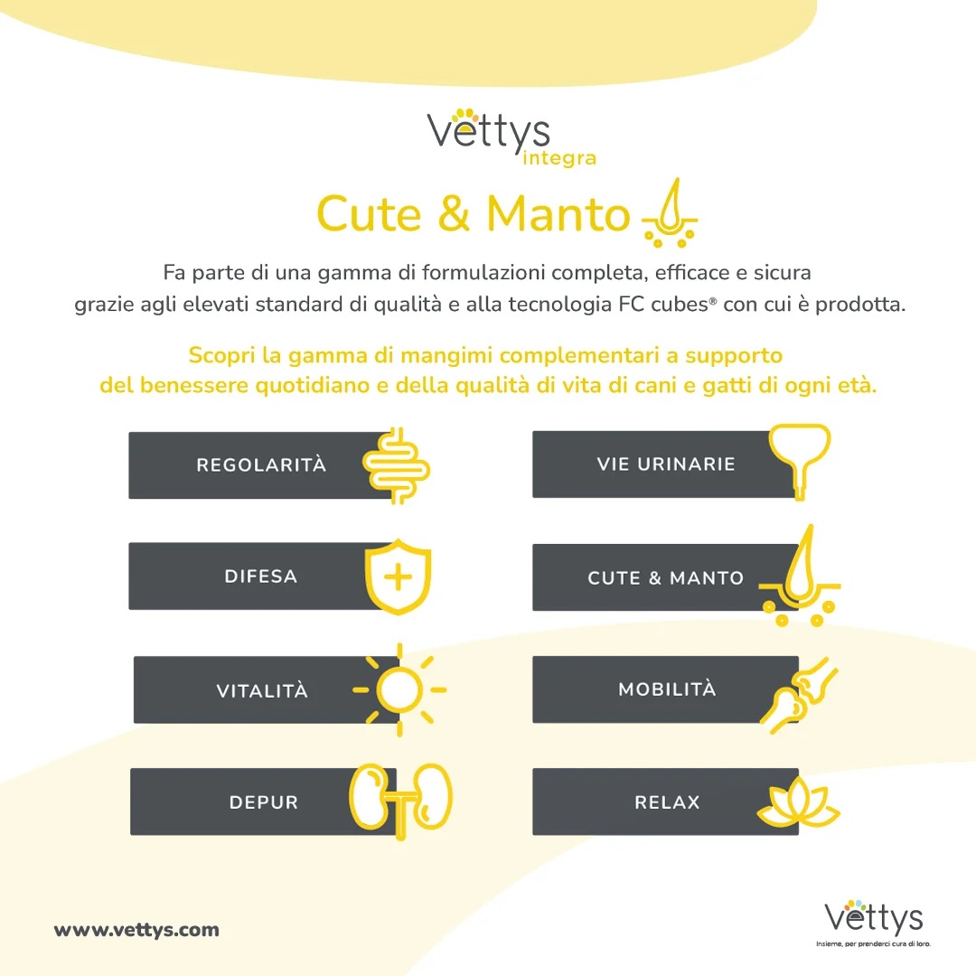 Vettys Integra Pele e Pelagem para Cães - 30 comprimidos - Beleza da Pelagem