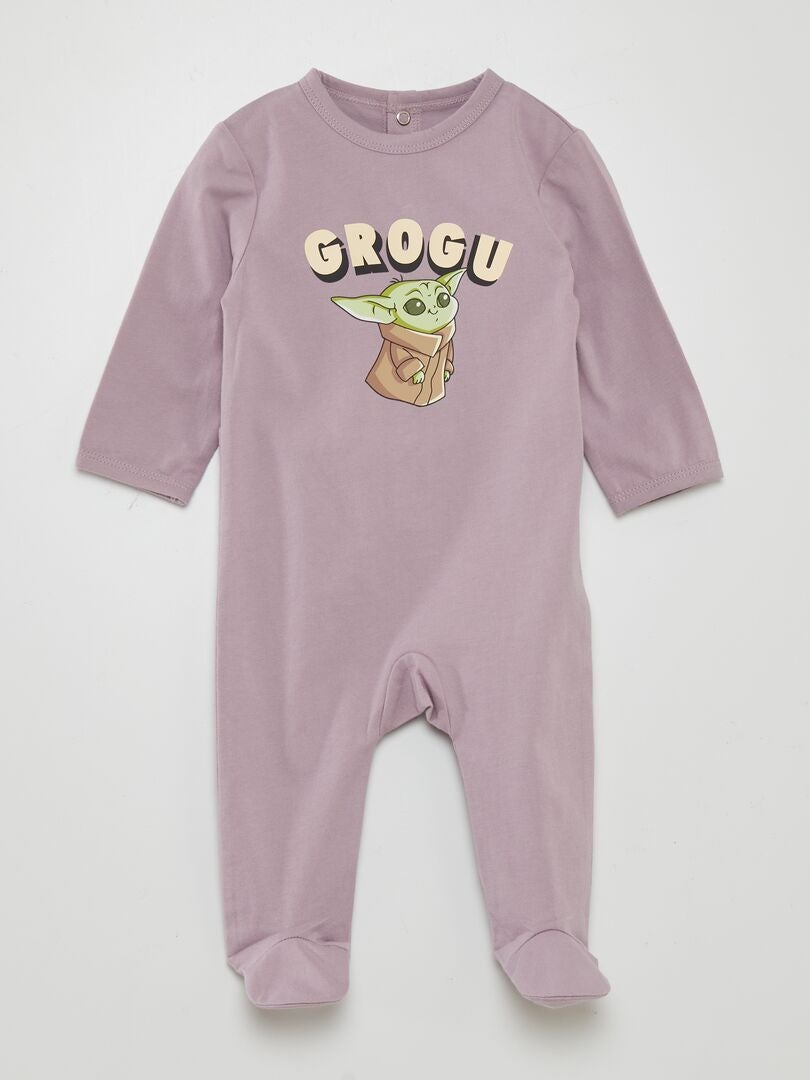 Mono de bebé 'Grogu' de 'Star Wars' - MORADO