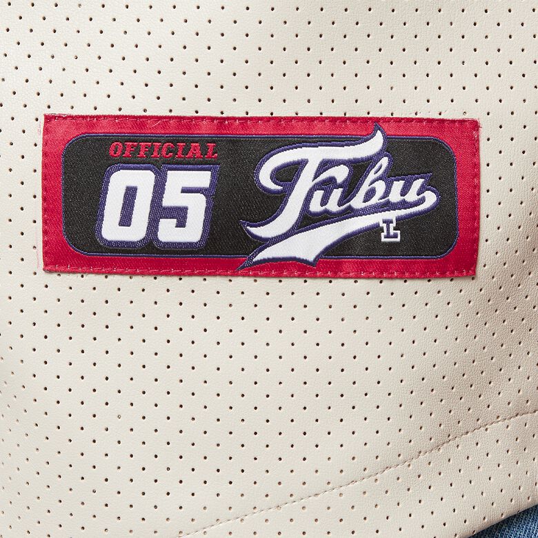 Maglia da baseball in pelle del college