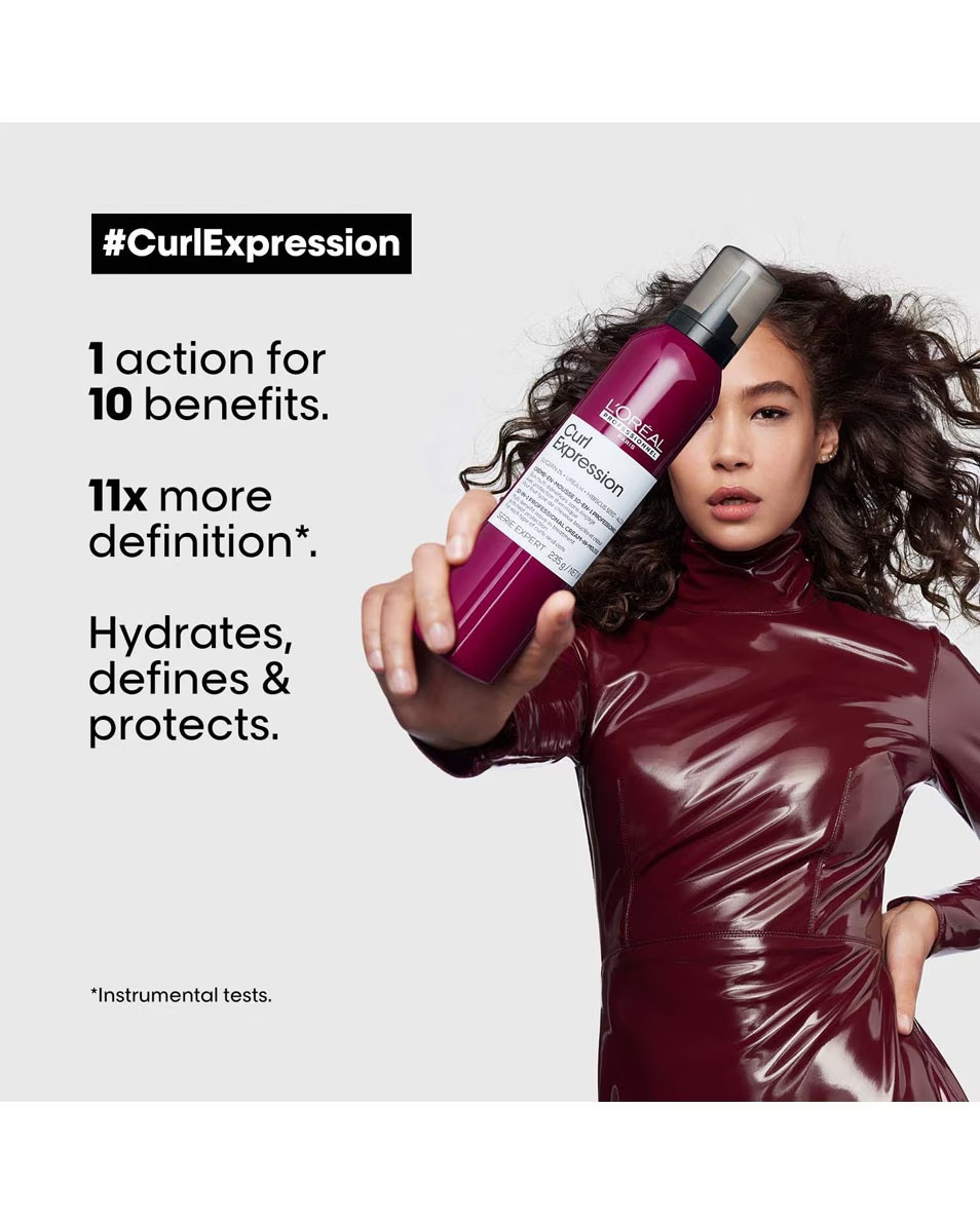 L'ORÉAL PROFESSIONNEL Curl Expression Spumă multi-beneficii pentru păr ondulat, creț și creț