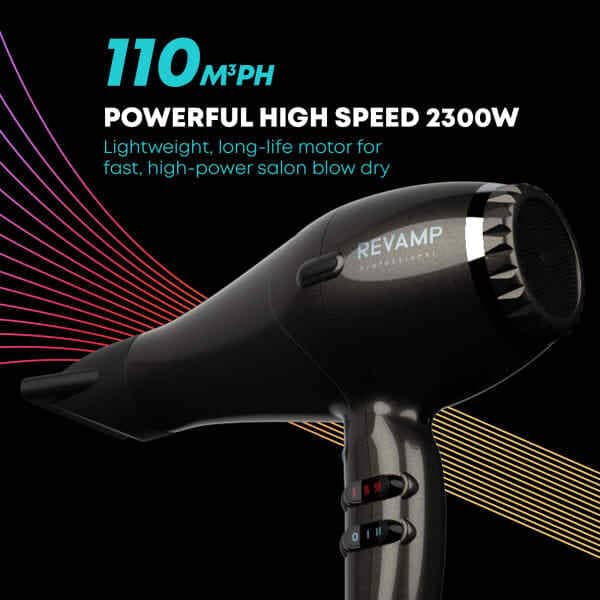 Secador de cabelo Revamp Progloss 3950 Ac Featherlite Ultra X Shine