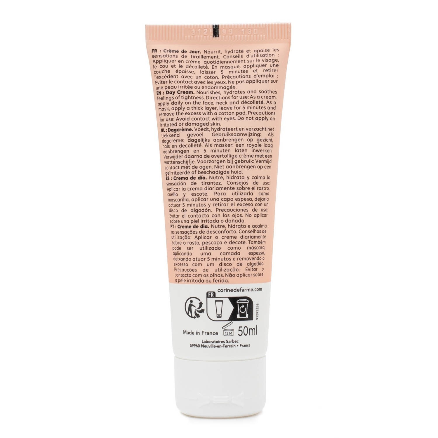 CORINE DE FARME Crème de Jour à l'extrait d'Aloe Vera