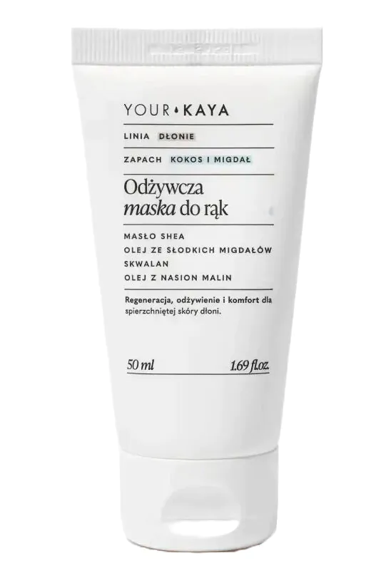 Your KayaOdżywcza Maska do rąk o zapachu kokosa i migdałów