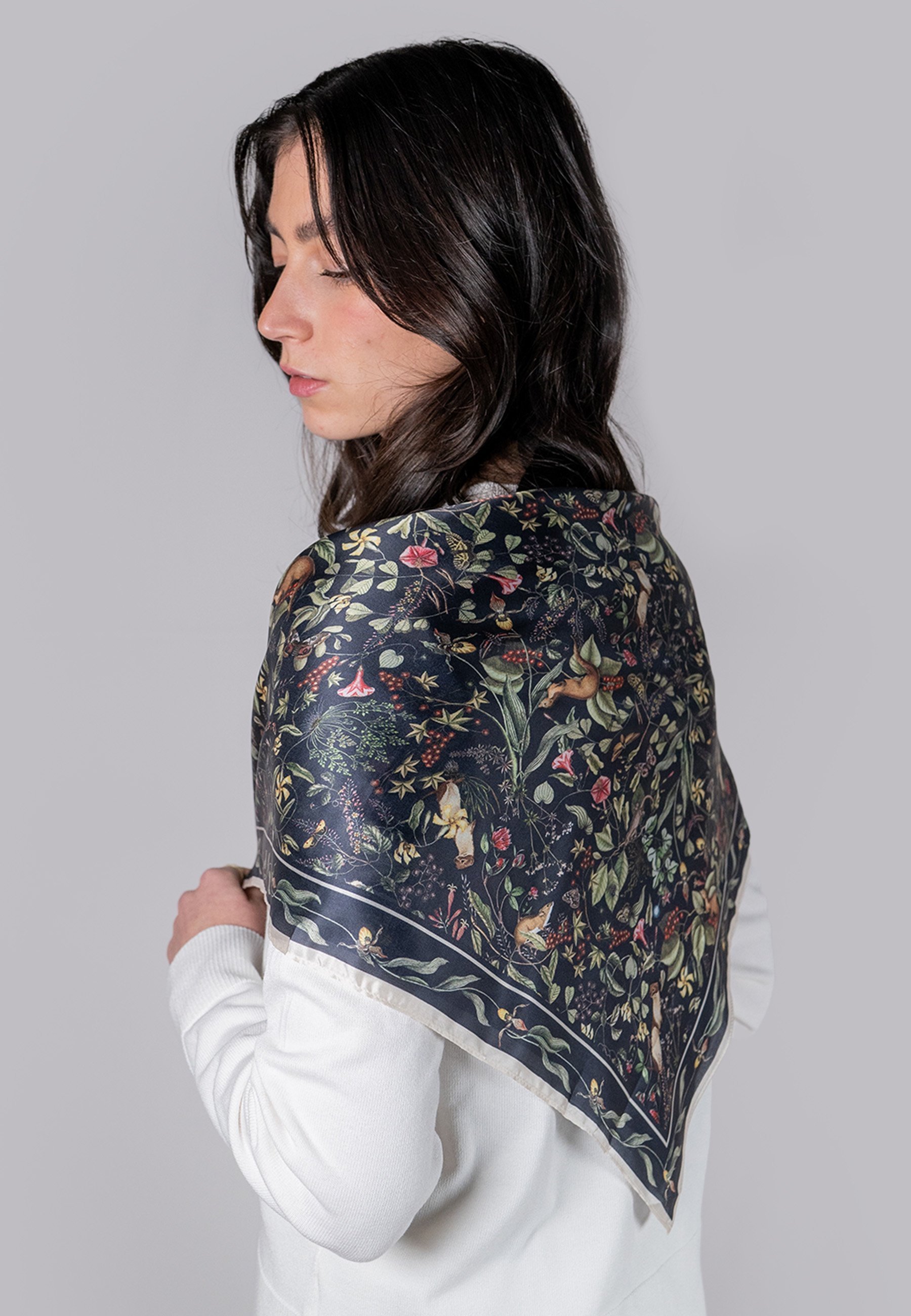 FABLE ENGLAND WOLF GARDEN - Skjerf - navy
