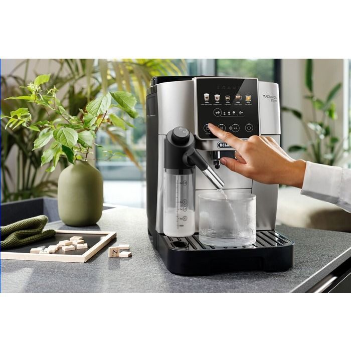 Delonghi Magnifica Start Grey Espressomaschine mit Mahlwerk FEB2291.SB Grau