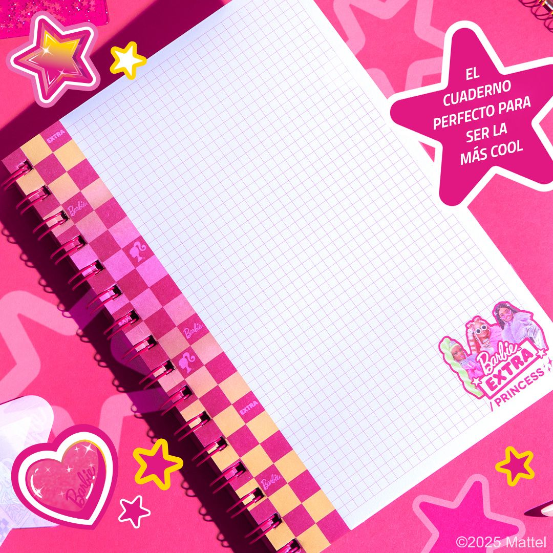 Barbės™ / Princesės „Pop My Heart“ užrašų knygelė Raštinės reikmenys