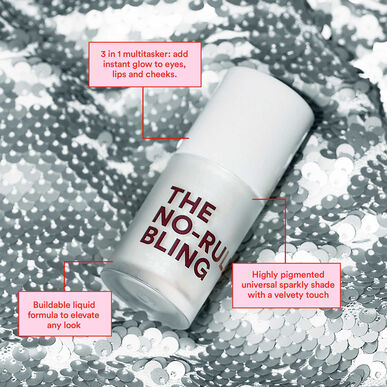 3INA The No-Rules Bling Illuminator Crema líquida brillante para el rostro 1 unidad 1 unidad