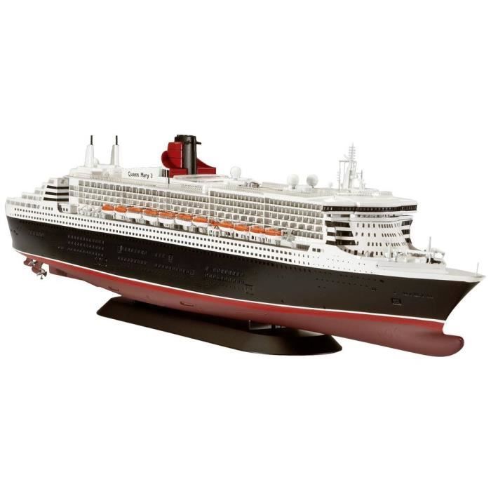 Modellino della nave Queen Mary 2 della Revell - Scala 1:700 - Colore bianco - Età consigliata: 15+