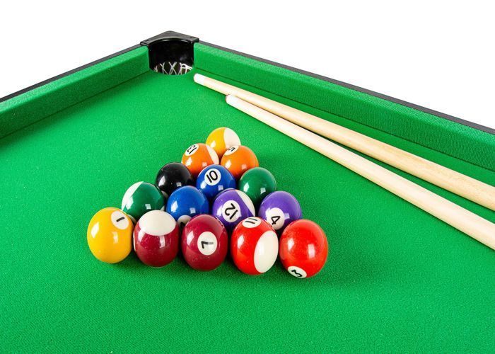Tragbarer Billardtisch im Vintage-Stil