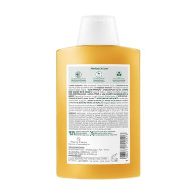 Klorane Tamanu & Monoi Nutri-Repair Sun Shampoo, aurinkosuojashampoo auringolle altistuneille hiuksille, 200 ml
